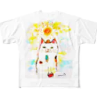 おひさまのなつねこ All-Over Print T-Shirt