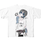 illのサブカル女さん フルグラフィックTシャツ