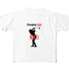 creative-power-labのCharging Up　ゴルフ フルグラフィックTシャツ