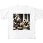 ごった煮　≪シフト制クリエイター集団≫の鎮座する金獅子 All-Over Print T-Shirt