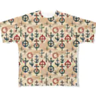 akn_suzuriの碇柄デザイン All-Over Print T-Shirt