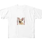 アニマルグッズのフレブルワンコ All-Over Print T-Shirt