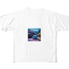 ta95の五箇山合掌造り集落（岐阜県）を旅するワーゲンバス All-Over Print T-Shirt