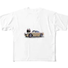 wowwooの54 Corvette Hardtop フルグラフィックTシャツ