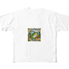cleargのレアカエルのグッズ フルグラフィックTシャツ