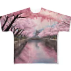 　Mtスペースの#日本桜 All-Over Print T-Shirt