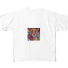 サイケデリックな世界のpsychedelicなヒョウ All-Over Print T-Shirt