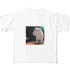 ネコのもっちり妖怪ネコ All-Over Print T-Shirt
