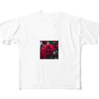 feisのバラ フルグラフィックTシャツ