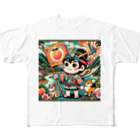 アニマルランドの桃太郎 フルグラフィックTシャツ