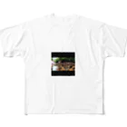 ココロ葉shopの森林のせせらぎ小川 All-Over Print T-Shirt