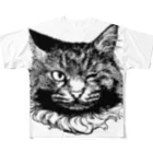 魚谷 彩の猫のポーちゃん All-Over Print T-Shirt