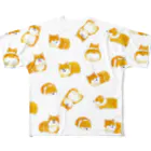 さとろくのコーギー君Tシャツ（白） All-Over Print T-Shirt