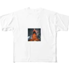Pekotaroの電波塔 All-Over Print T-Shirt