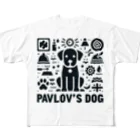せるぽのよろずやのパブロフの犬 フルグラフィックTシャツ