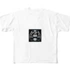 animalmahiaのイカつめなキャバリア・キング・チャールズ・スパニエル All-Over Print T-Shirt