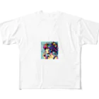 Sound17のタバコを吸う女性 All-Over Print T-Shirt