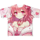 YT_ART PRODUCTSのS.E.I.R.E.I._【LOVE】 フルグラフィックTシャツ