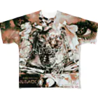 DOTS EMO JUICYのダメージコーデアートCollection03_Sepia フルグラフィックTシャツ
