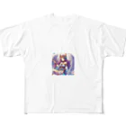 お茶目なドット絵のドット絵天使さん All-Over Print T-Shirt