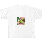 ai美女ショップのアボカド All-Over Print T-Shirt