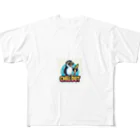 syankusunoboushi7のかっこいいペンギン フルグラフィックTシャツ