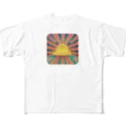 Quest-Tのsun フルグラフィックTシャツ