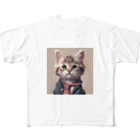 machaの猫友クラブ フルグラフィックTシャツ