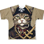 Jj-O_O-Jjの猫海賊団シリーズ★バロン船長 All-Over Print T-Shirt