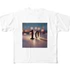 DISNの１０ フルグラフィックTシャツ