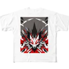 ZZRR12の闘志の炎、愛を捨てた狐の瞳 All-Over Print T-Shirt