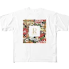 ROYAL Princessの和洋融合デザインシリーズ（黒） All-Over Print T-Shirt