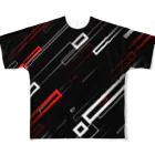 レオルのRectangle All-Over Print T-Shirt