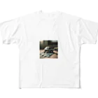 hinn-ketuの６、パズル大好きカメさん All-Over Print T-Shirt