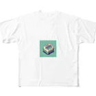 ドット絵調理器具のドット絵「タイマー」 All-Over Print T-Shirt