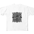 h-takujirouの梵字「クリーク」 フルグラフィックTシャツ