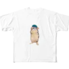 猫ミームグッズの【猫ミーム】DancingCat フルグラフィックTシャツ