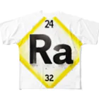 science closet（科学×ファッション）の元素シリーズ　~ラジウム Ra~ フルグラフィックTシャツ