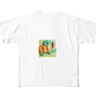 yumiceのice meets オリガミカメ All-Over Print T-Shirt