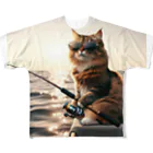 mitsuouの釣り猫 All-Over Print T-Shirt