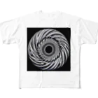 Dexsterのoptical illusion 01 フルグラフィックTシャツ