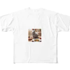 hibiscus_7のほんわかなうさぎ All-Over Print T-Shirt