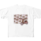 夜彩　-yasai-のsweets cab / chocolatecake All-Over Print T-Shirt