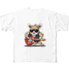 kichi_333のロックに生きるアニマル All-Over Print T-Shirt