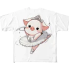 ポロムのおみせのこぶたオデット All-Over Print T-Shirt