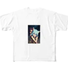 ほっこりアニメマートのゾンビィ～8 All-Over Print T-Shirt