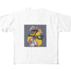 マジカルメッセージの冒険に旅立つニワトリ All-Over Print T-Shirt