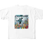 T_Whiteのお酒は飲んでも飲まれるな！ All-Over Print T-Shirt