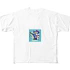 iSysのゲーミング少女ピーシーツー フルグラフィックTシャツ