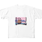 SORATOBI_YAKANの車窓とヤカン All-Over Print T-Shirt
